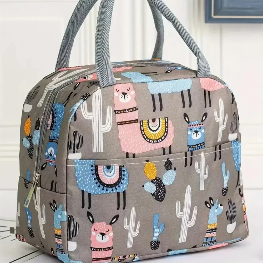 Insulated Alpaca Lunch Bag
